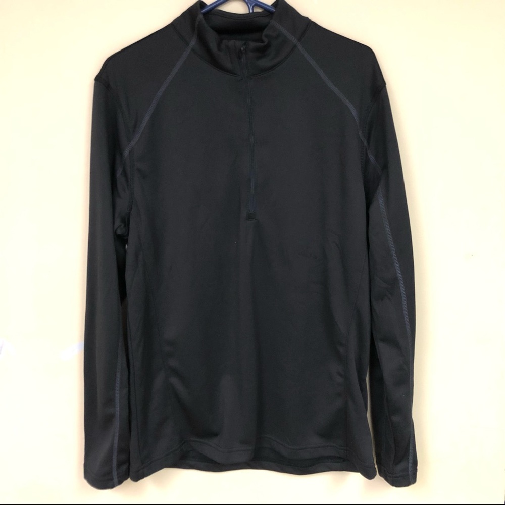 Spyder Men 1/4 zip fleece lined pullover. L